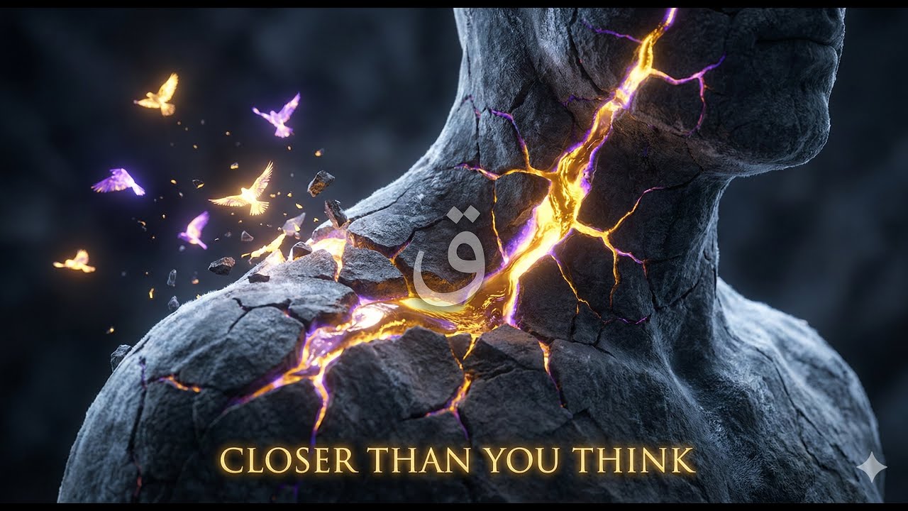 سوره ق: نزدیک‌تر از رگ گردن 👁️