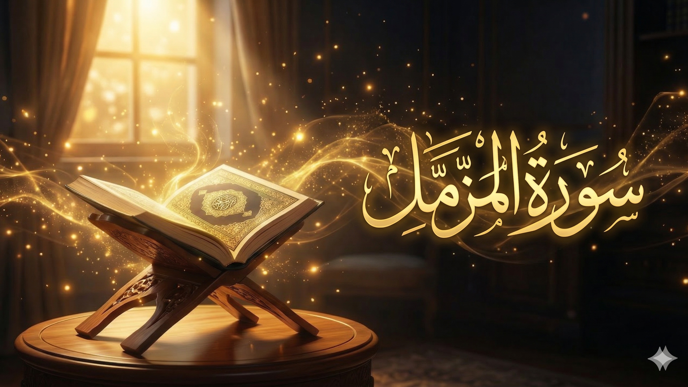 سوره مزمل: خلوت شبانه و آرامش الهی 🕯️